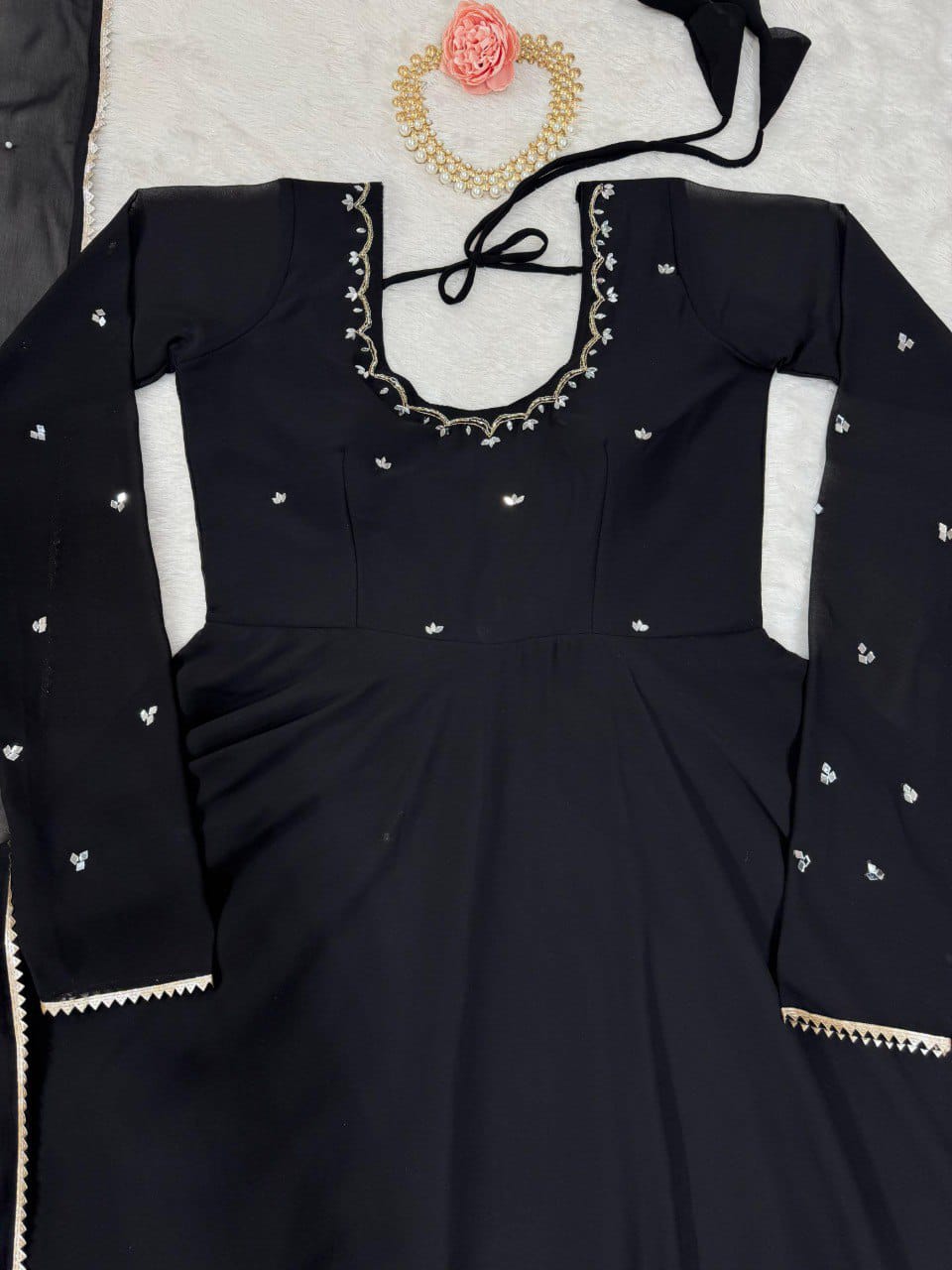 Party Wear Georgette Anarkali Suit Set