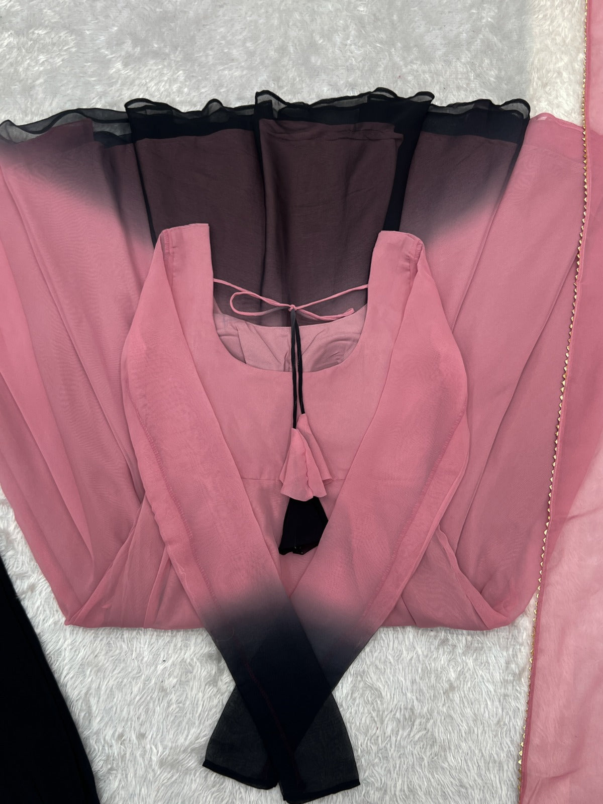 Most Trendy Padding Fabric Fully Flair Anarkali Set