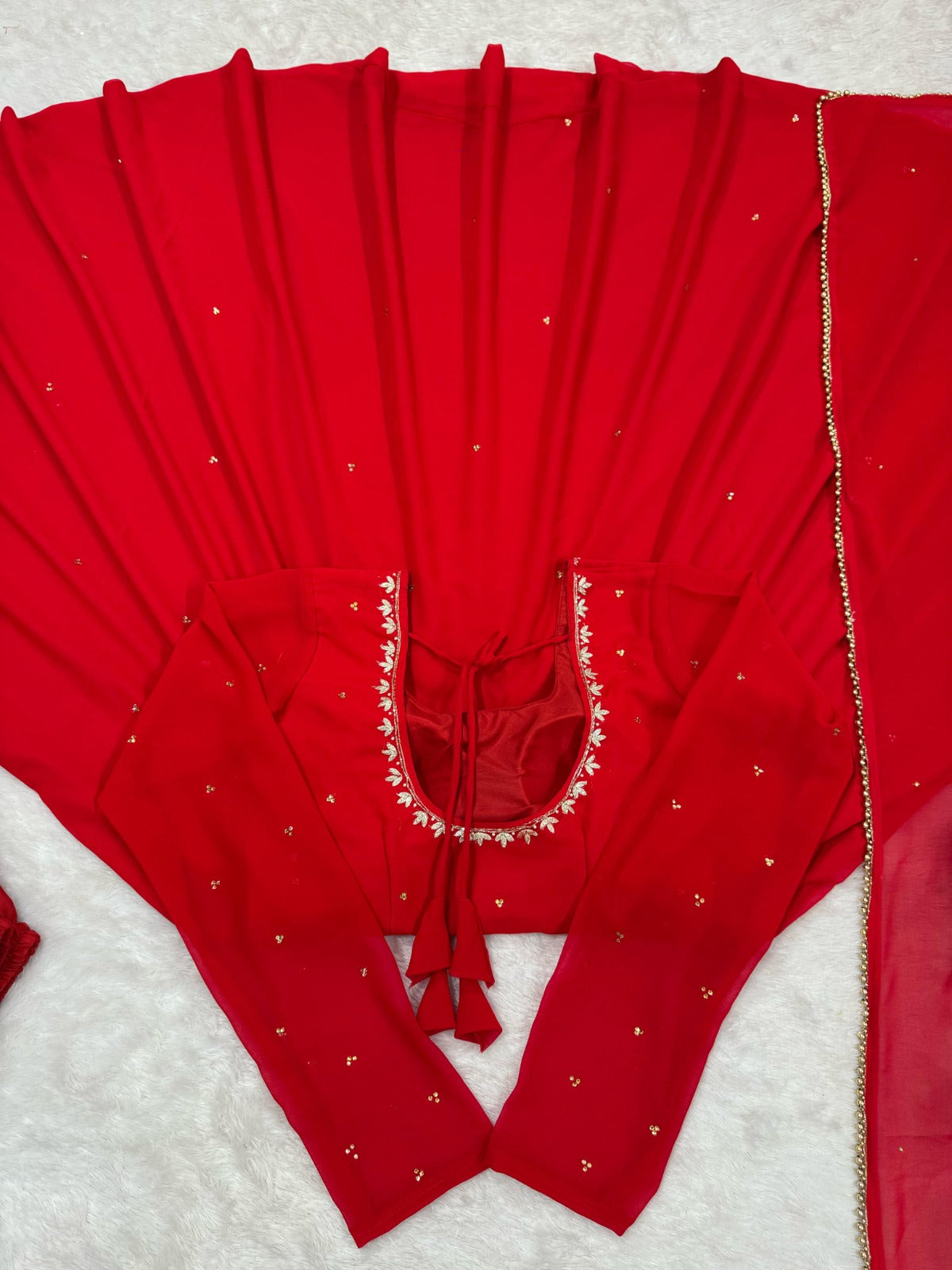 Wedding Special Handwork With Real Diamond Work Anarkali Suit