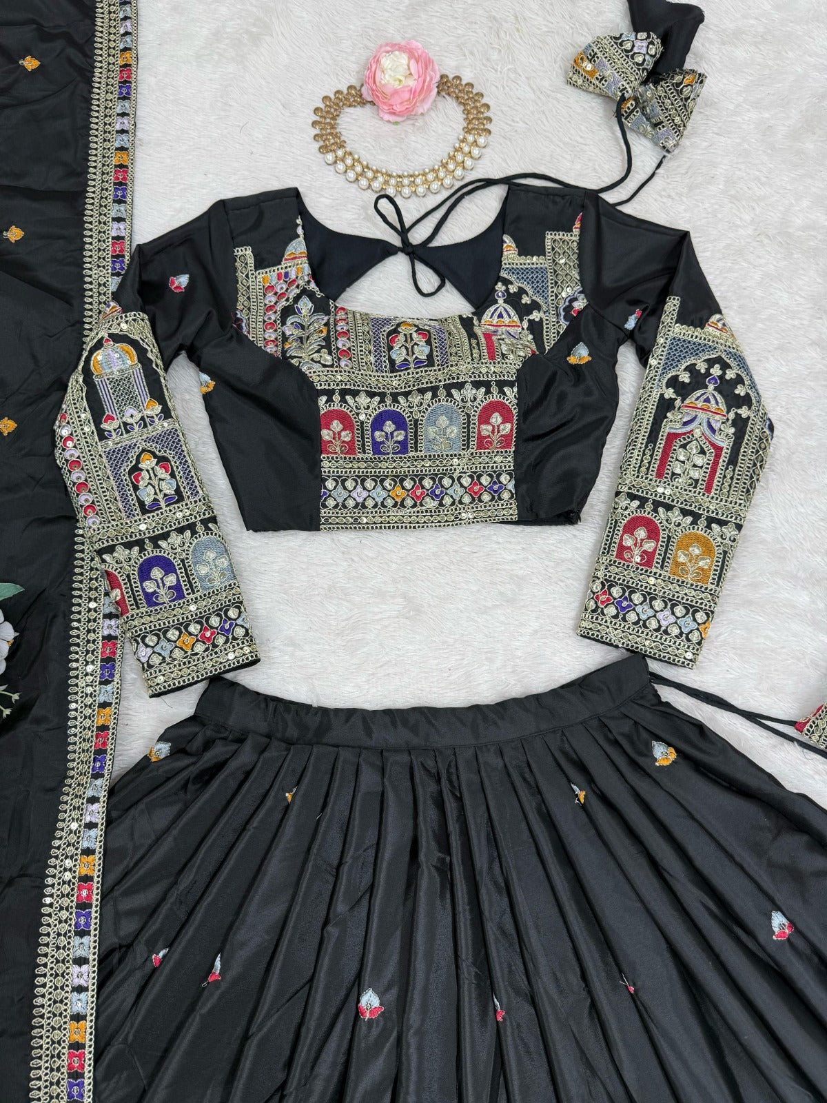 Wedding Special Coding Dori With Thread & Sequence Work Lehenga Choli