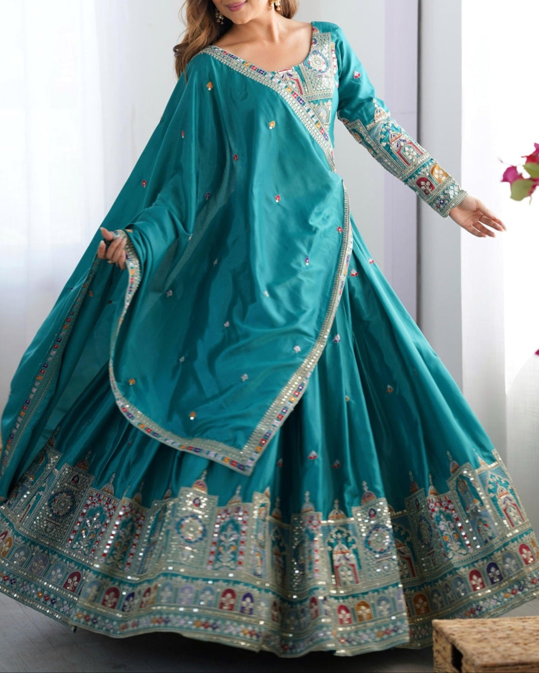 Wedding Special Coding Dori With Thread & Sequence Work Lehenga Choli