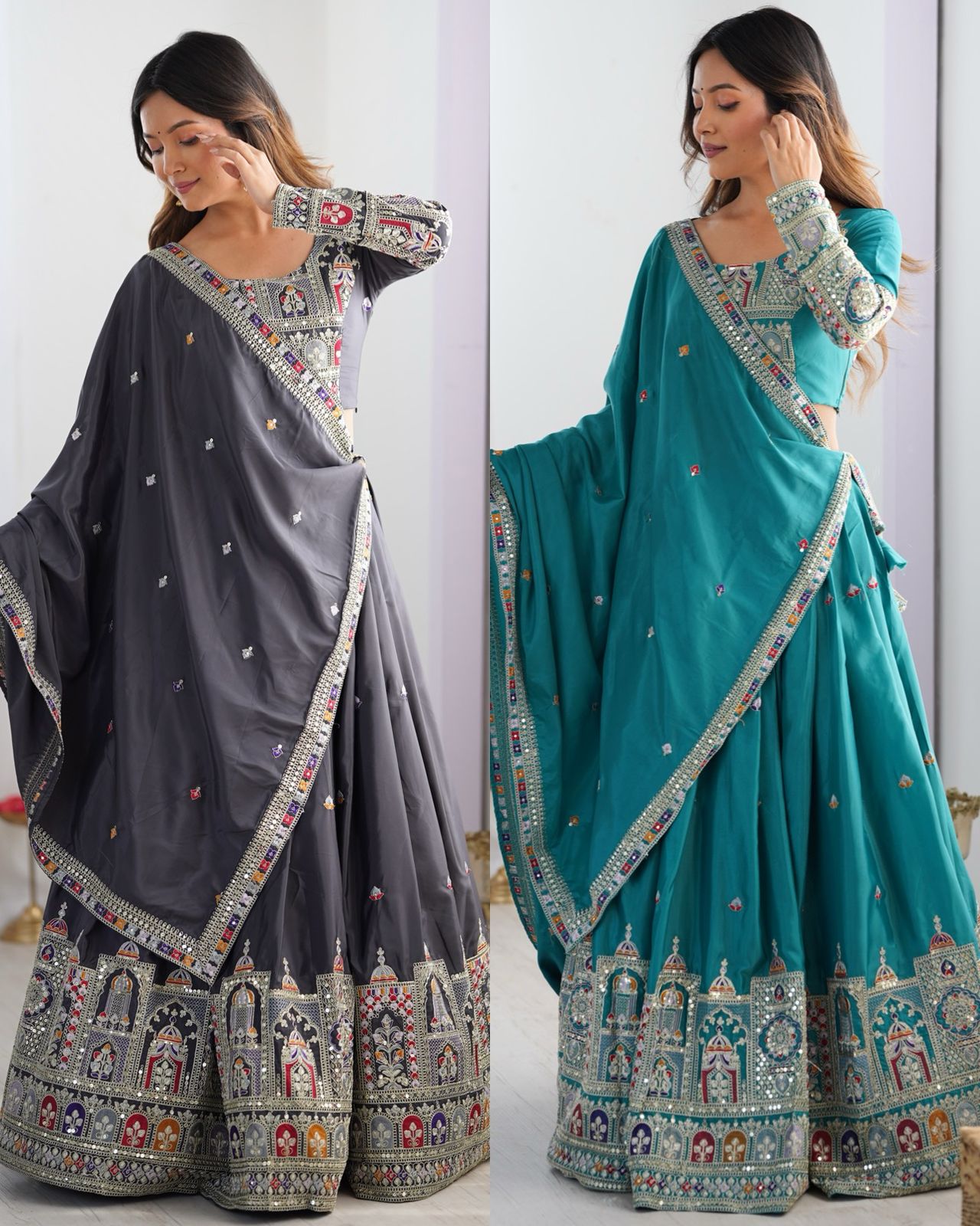 Wedding Special Coding Dori With Thread & Sequence Work Lehenga Choli