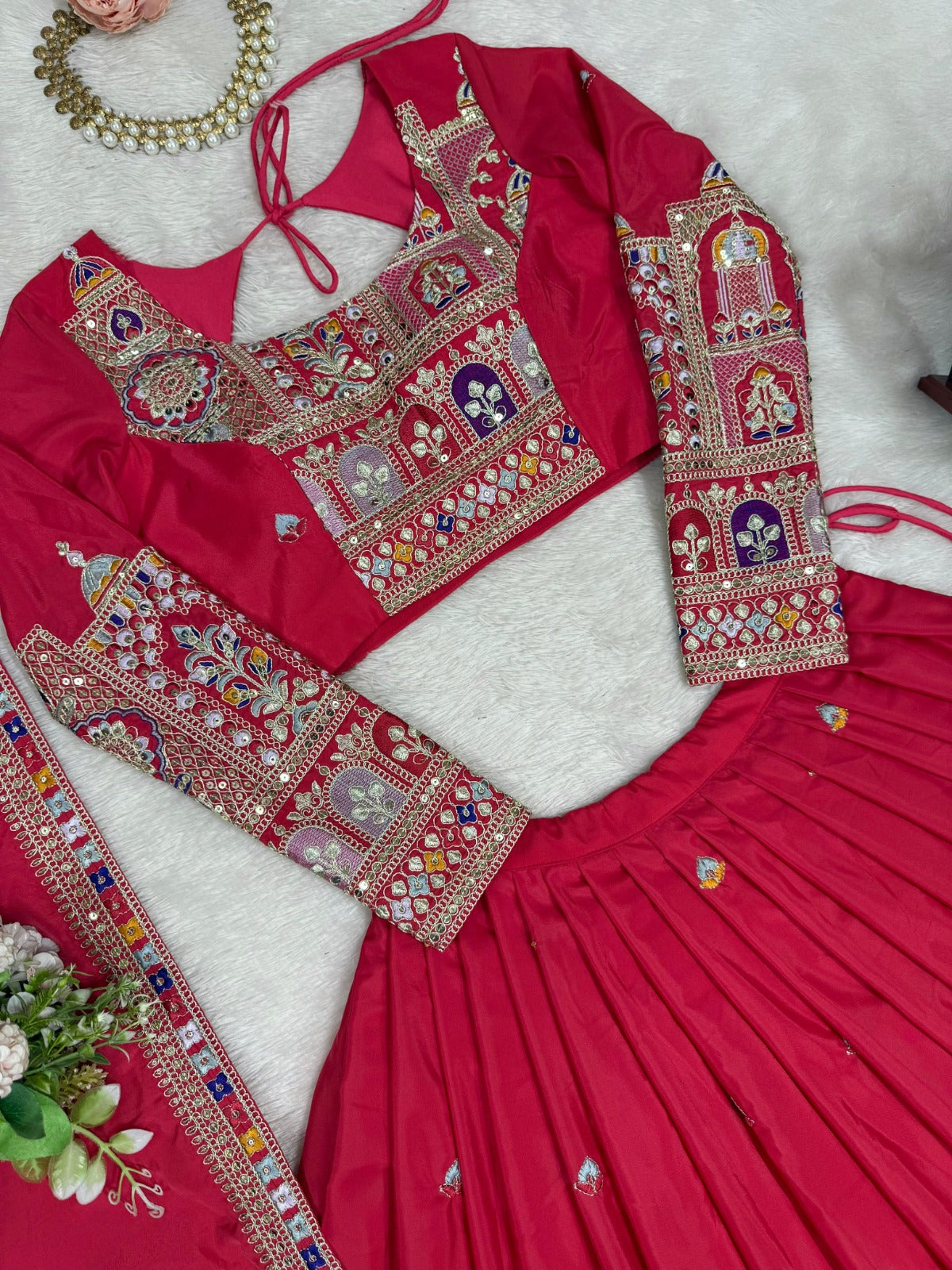 Wedding Special Coding Dori With Thread & Sequence Work Lehenga Choli