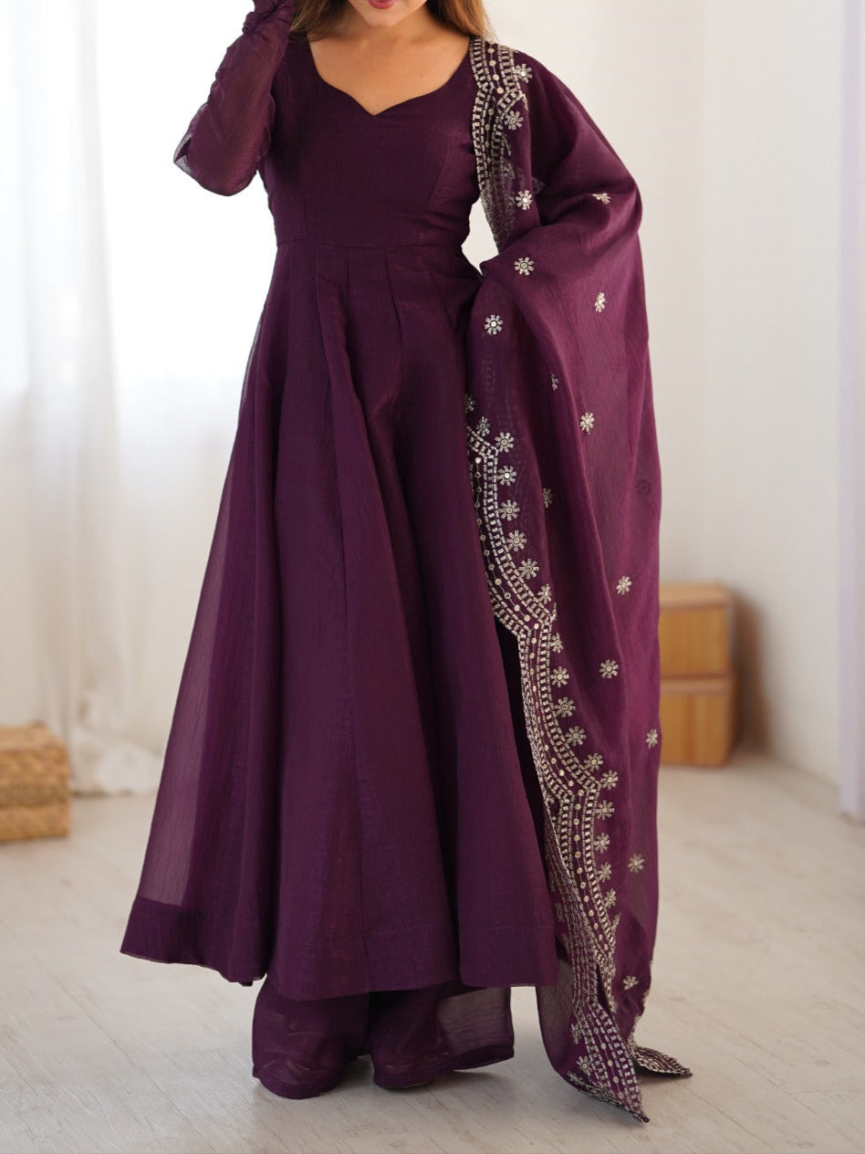 Premium Quality Fandy Sequence Work Suit Set