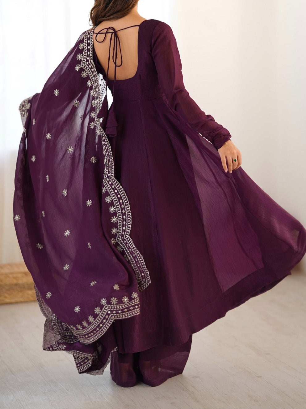 Premium Quality Fandy Sequence Work Suit Set