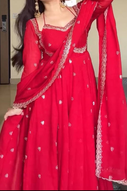 Designer Wedding Special Anarkali Suit Set
