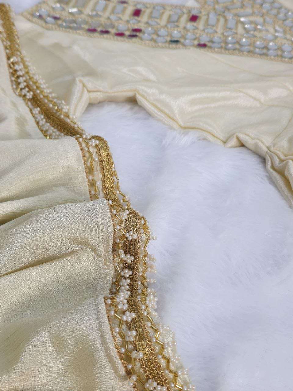 Instagram's Most Viral Super Hit Kediya Style Real Mirror Work Palazzo Set