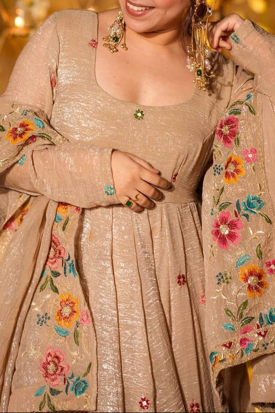 Designer Party Wear Look Top Sharara & Dupatta With Heavy Embroidery Work