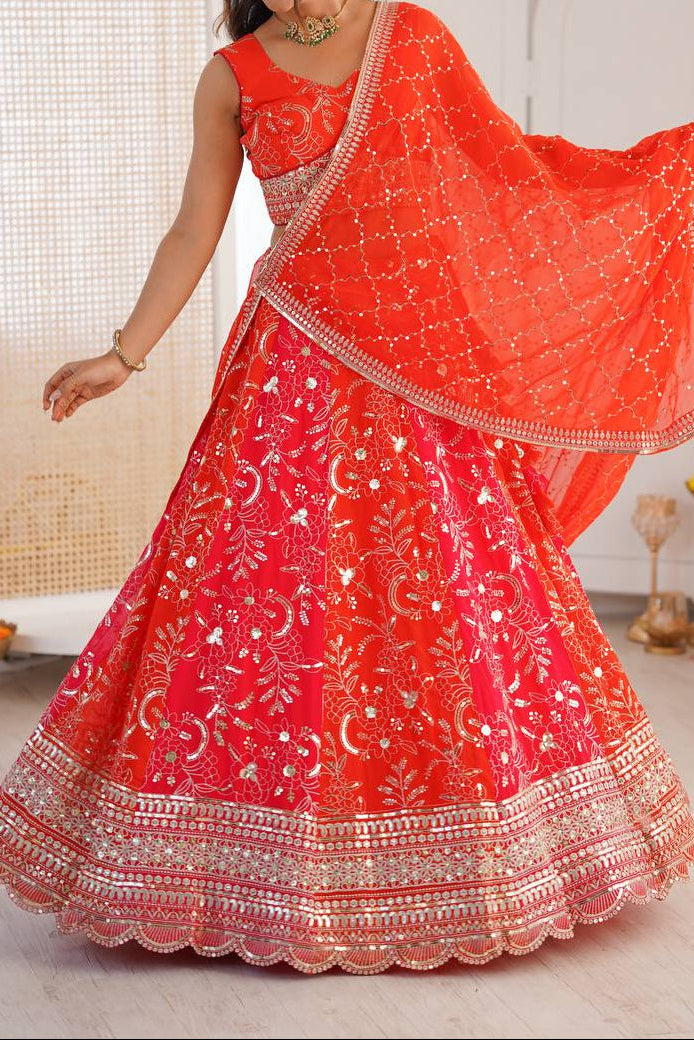 Wedding Function Wear Sequence Work Lehenga Choli