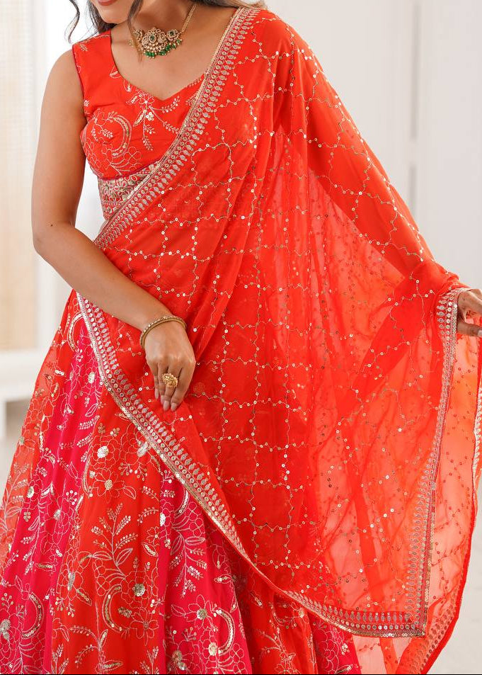 Wedding Function Wear Sequence Work Lehenga Choli