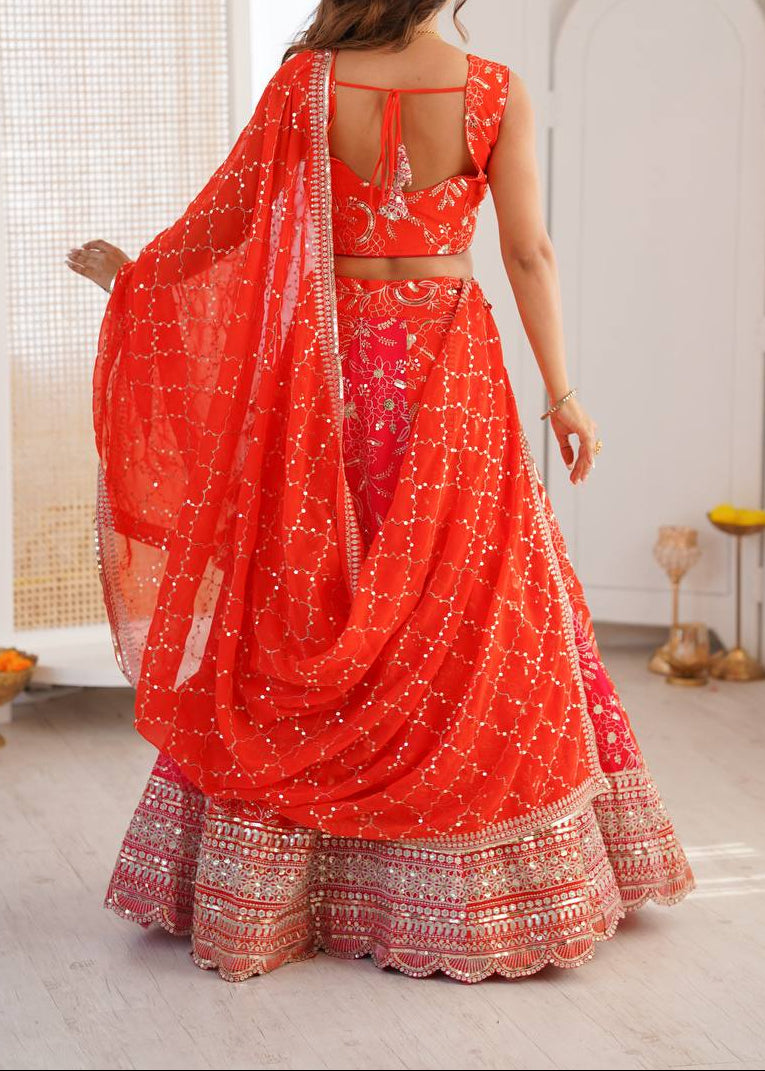 Wedding Function Wear Sequence Work Lehenga Choli