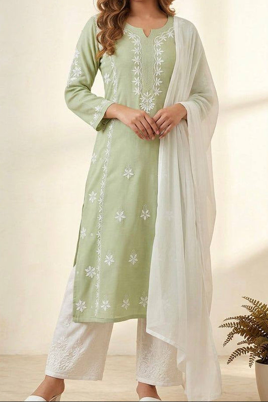 Summer Special Chikankari Work Suit Set