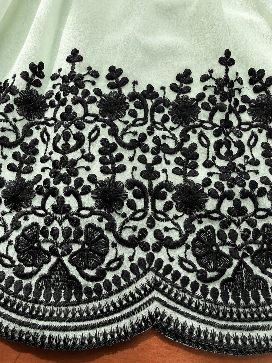 Premium Faux Georgette Embroidery Thread Detailing Sharara Set