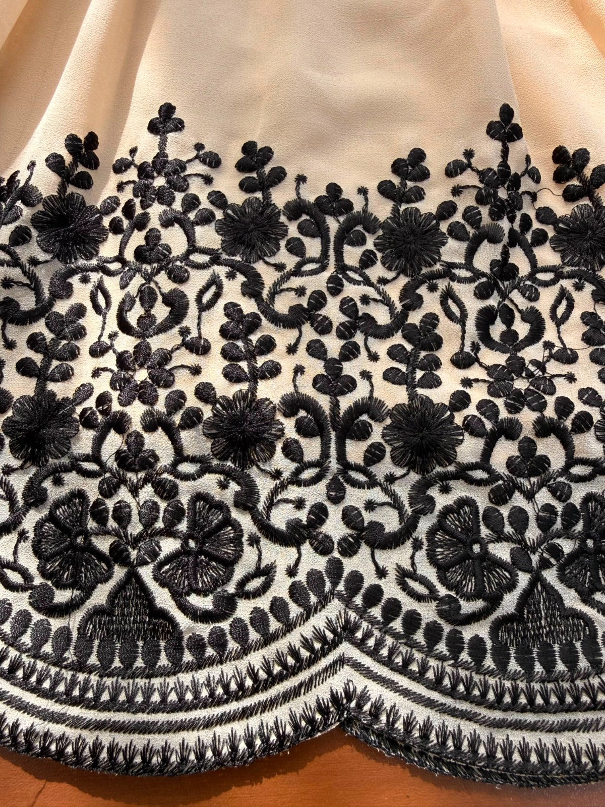 Premium Faux Georgette Embroidery Thread Detailing Sharara Set