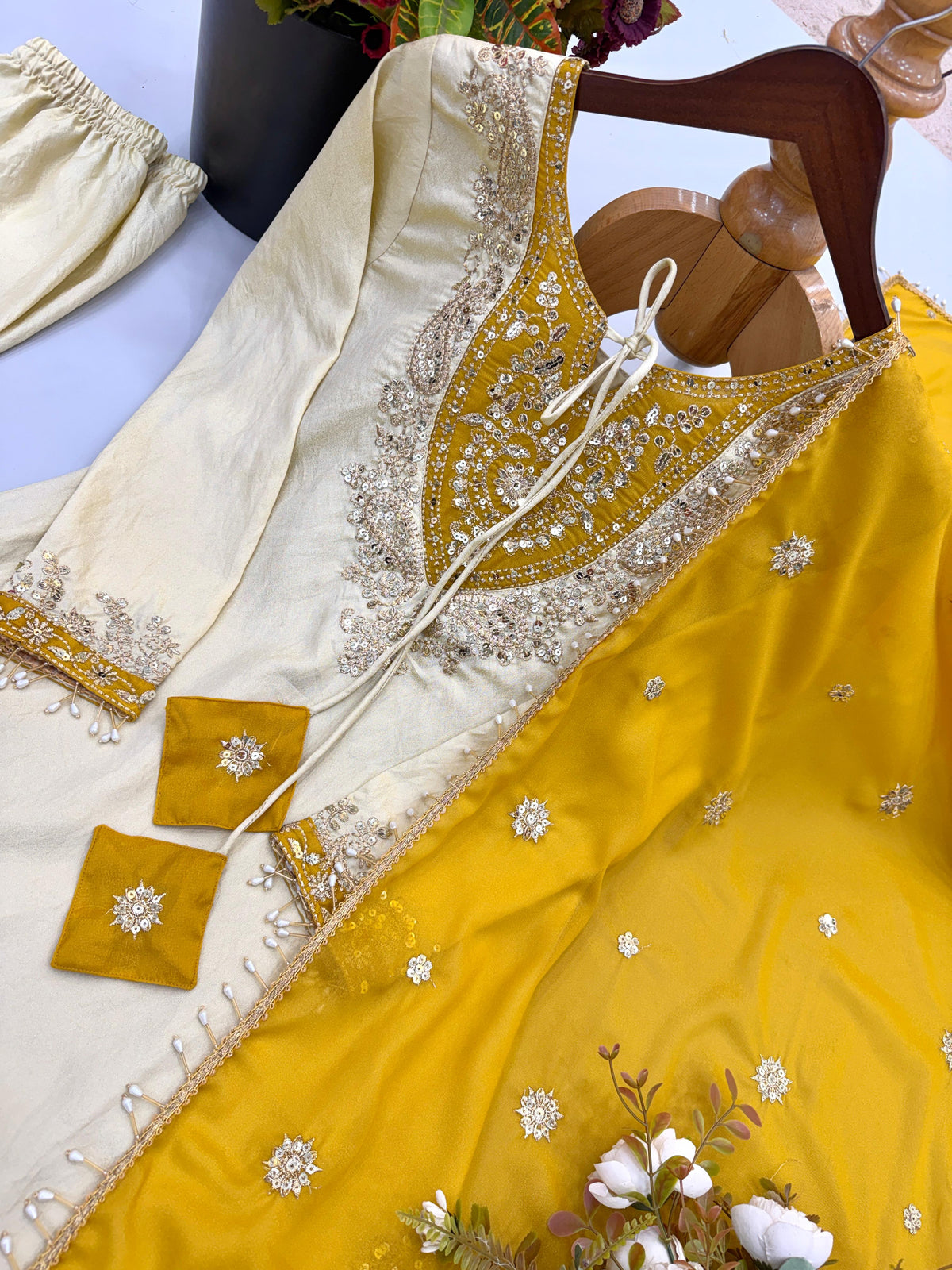 Designer Premium Ronald Silk Party Wear Suit Set
