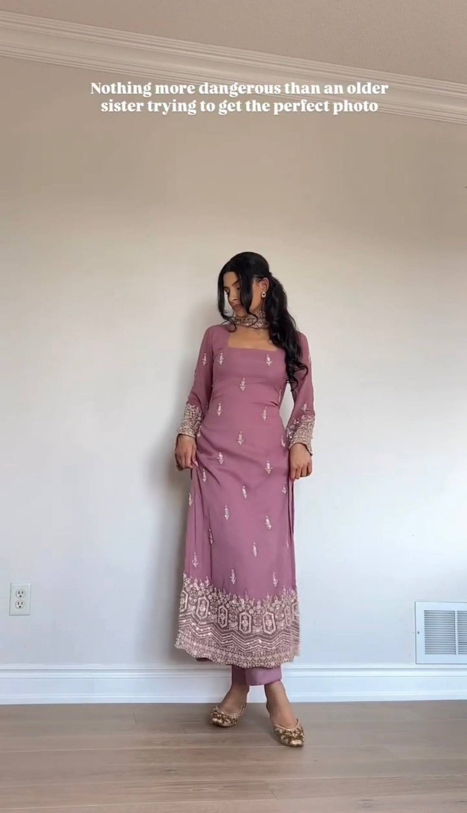 Prettiest Corset Back Kurta Set With Embroidery Work