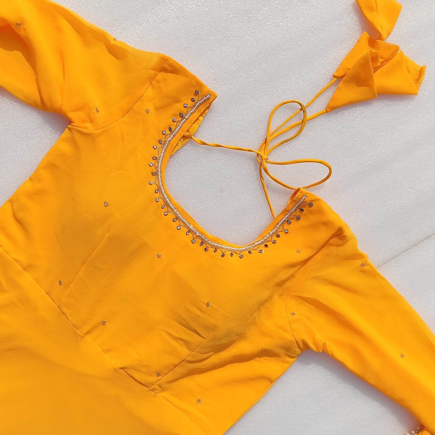 Launching New Designer Haldi Special Handwork Anarkali Pent & Dupatta