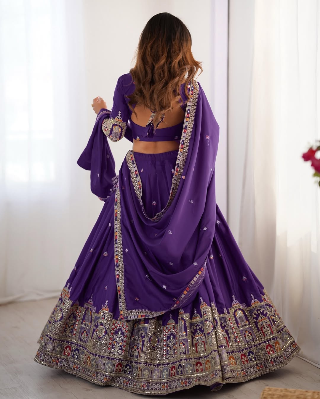 Wedding Special Coding Dori With Thread & Sequence Work Lehenga Choli