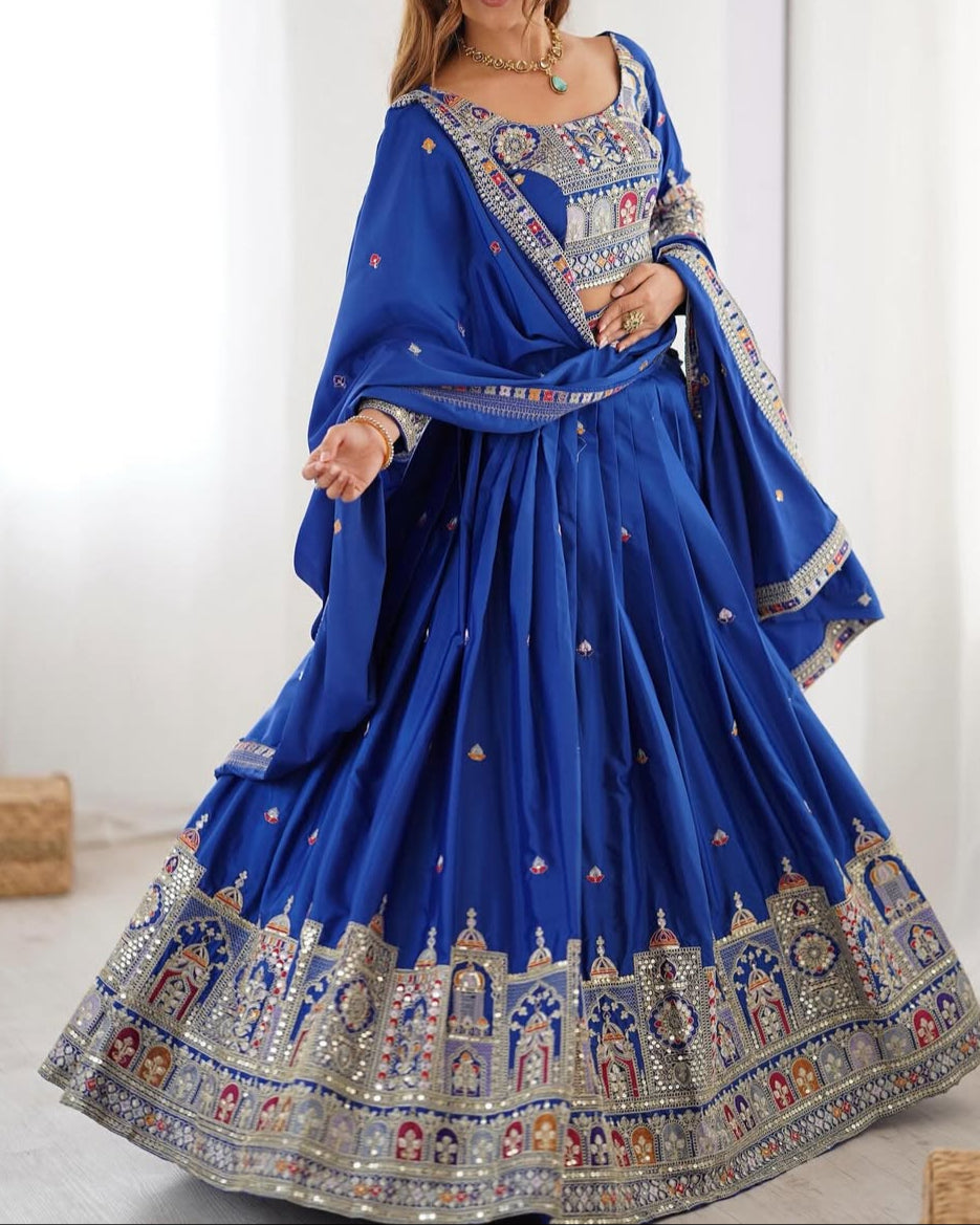Wedding Special Coding Dori With Thread & Sequence Work Lehenga Choli