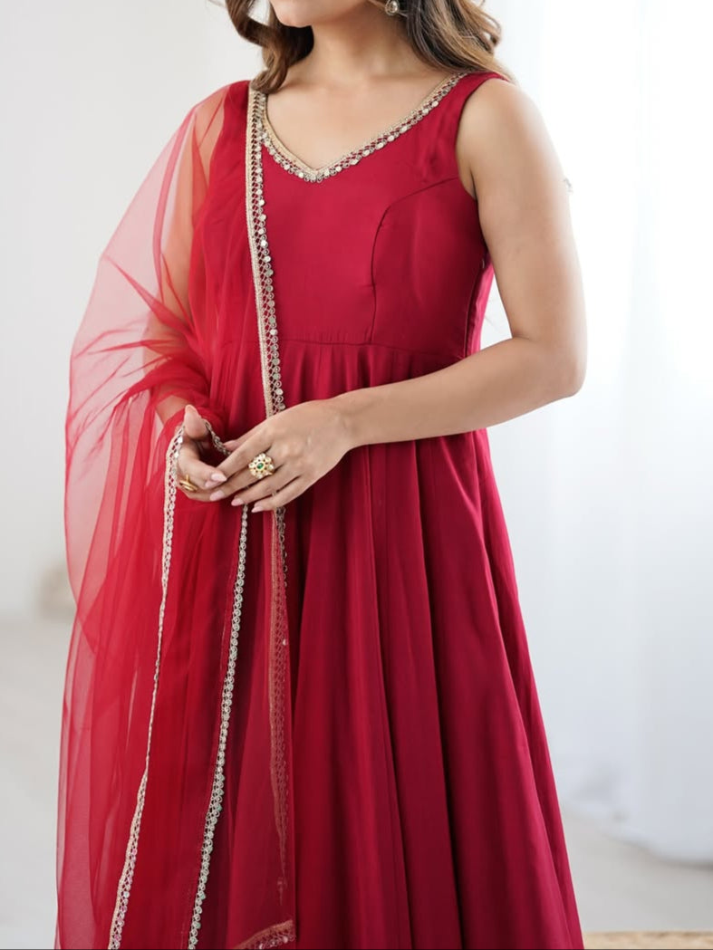 Beautiful Fancy Designer Anarkali Suit