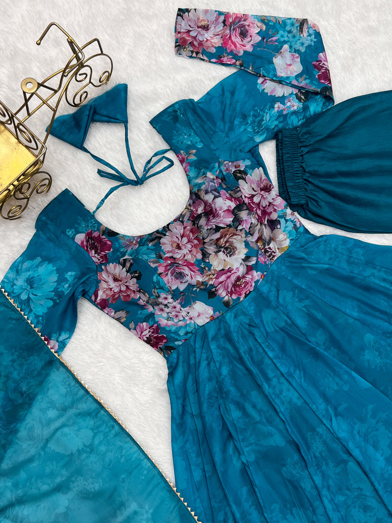 Pure Soft Georgette Anarkali Suit Set