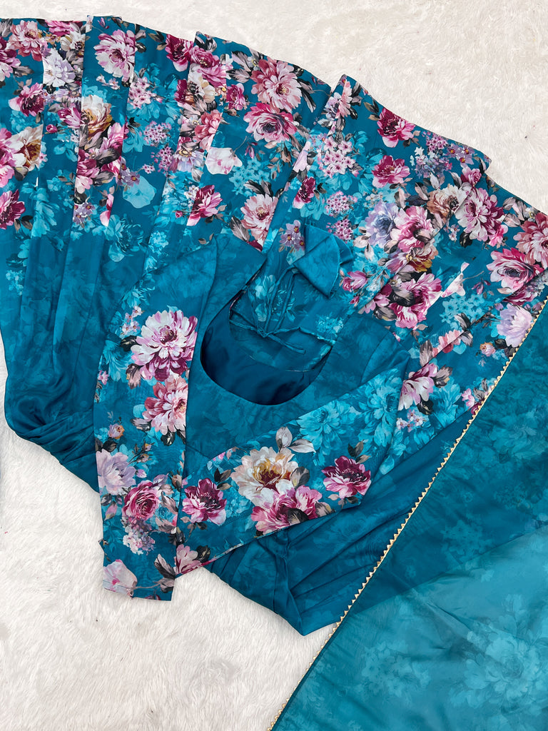 Pure Soft Georgette Anarkali Suit Set