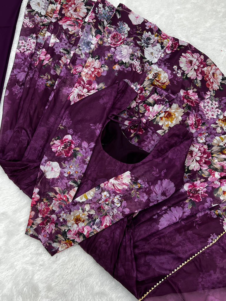 Pure Soft Georgette Anarkali Suit Set