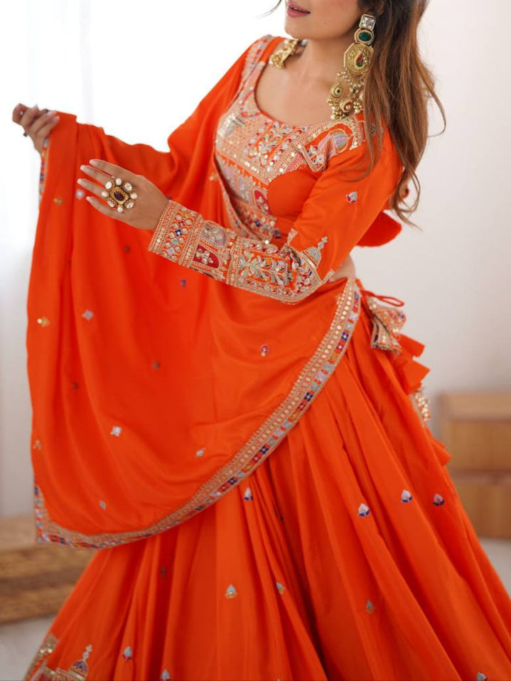 Wedding Special Coding Dori With Thread & Sequence Work Lehenga Choli