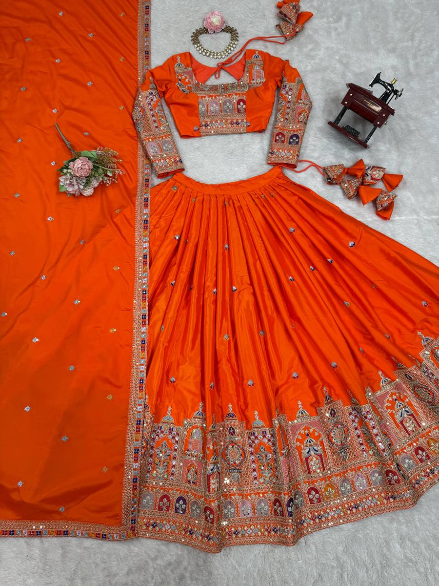 Wedding Special Coding Dori With Thread & Sequence Work Lehenga Choli