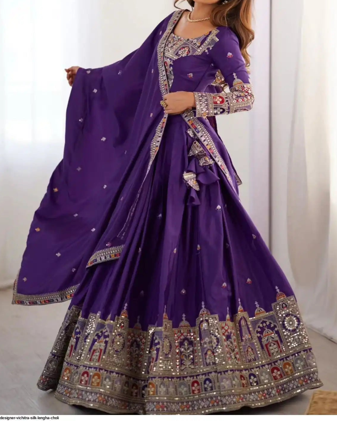 Wedding Special Coding Dori With Thread & Sequence Work Lehenga Choli